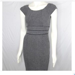 White House Black Market Houndstooth Sheath Dress